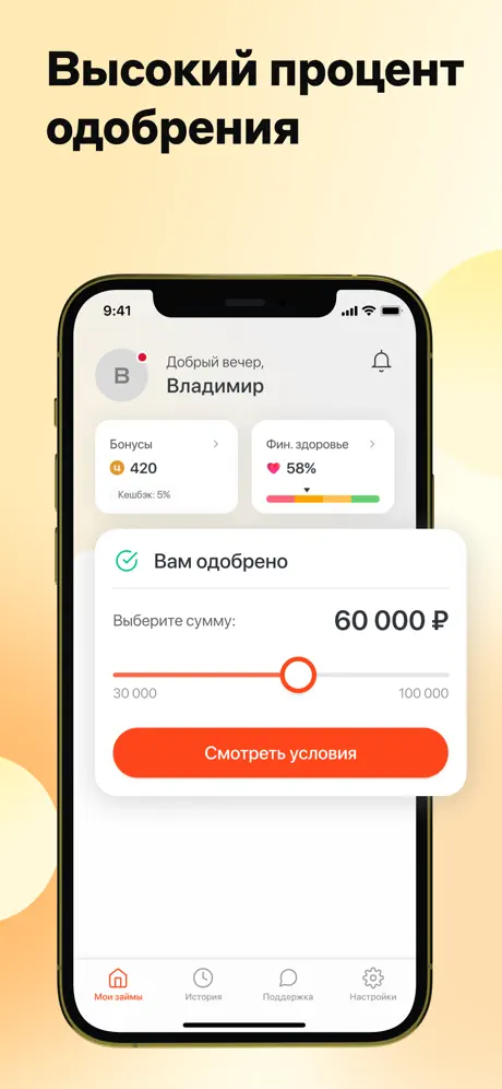 Центрофинанс: Высокий процент одобрения