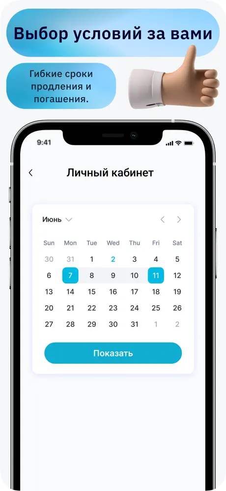 Смсфинанс: Гибкие сроки продления и погашения микрокредита