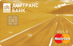 Дебетовая карта «Дебетовая Gold» от Первом Дортрансбанка