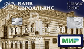 Дебетовая карта «Пенсионная» от банка Евроальянс